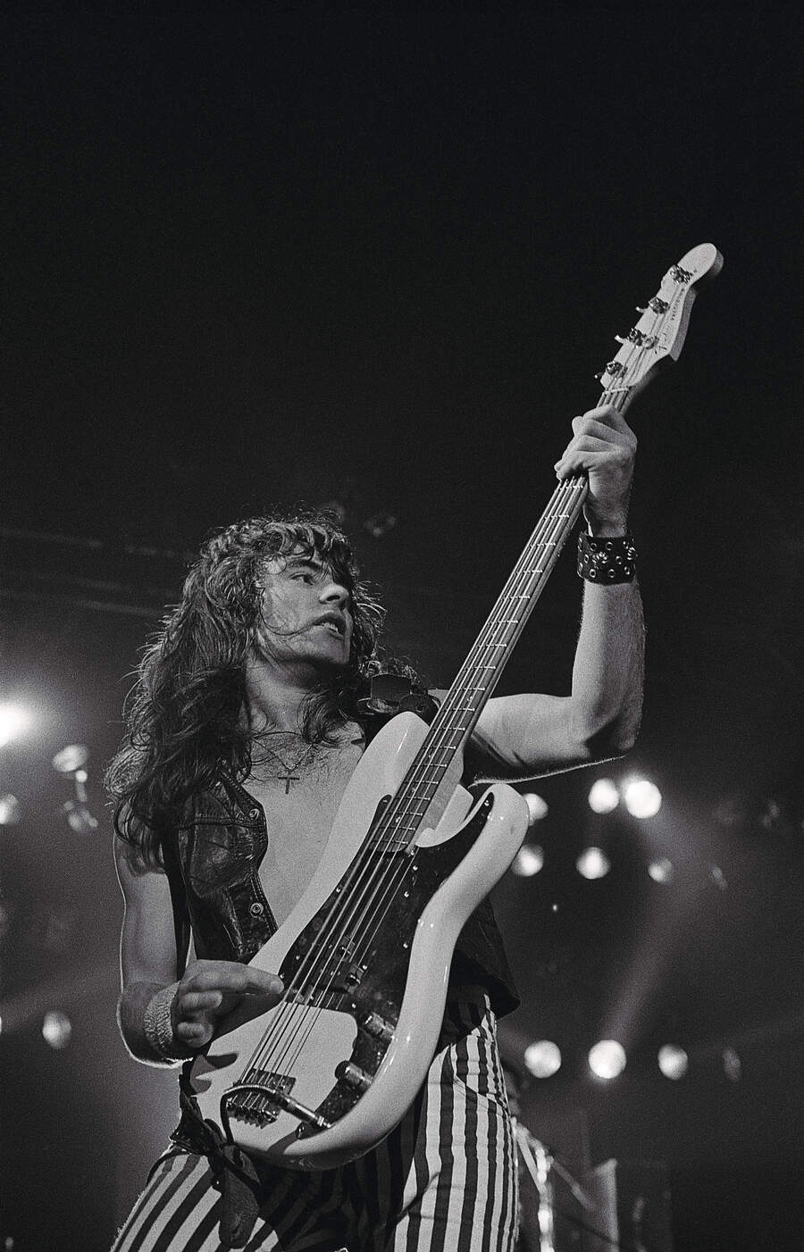 Steve Harris onstage