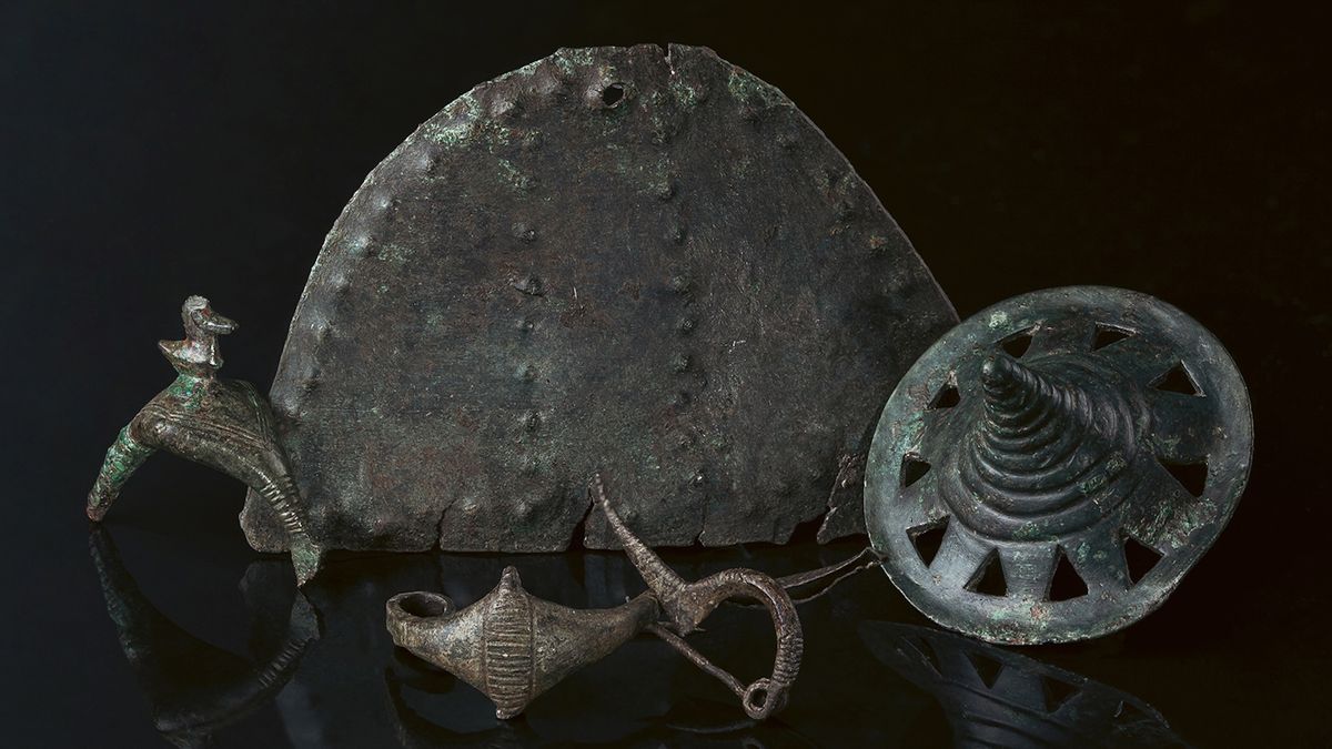 Archaeologists discover hundreds of metal objects up to 3,400 years old on mysterious volcanic hilltop in Hungary