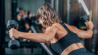 A woman performing the best back exercises 