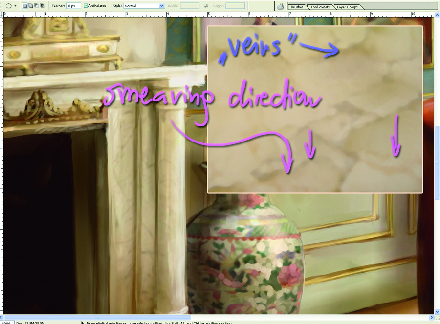 Marta Dahlig's tutorial on how to paint interiors