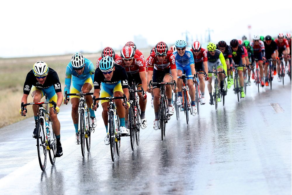 A wet stage today in Turkey