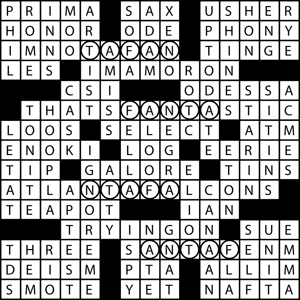 Solutions: Crossword and Sudoku Issue: October 5 2018 The Week