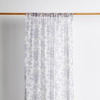 blue and white floral curtains