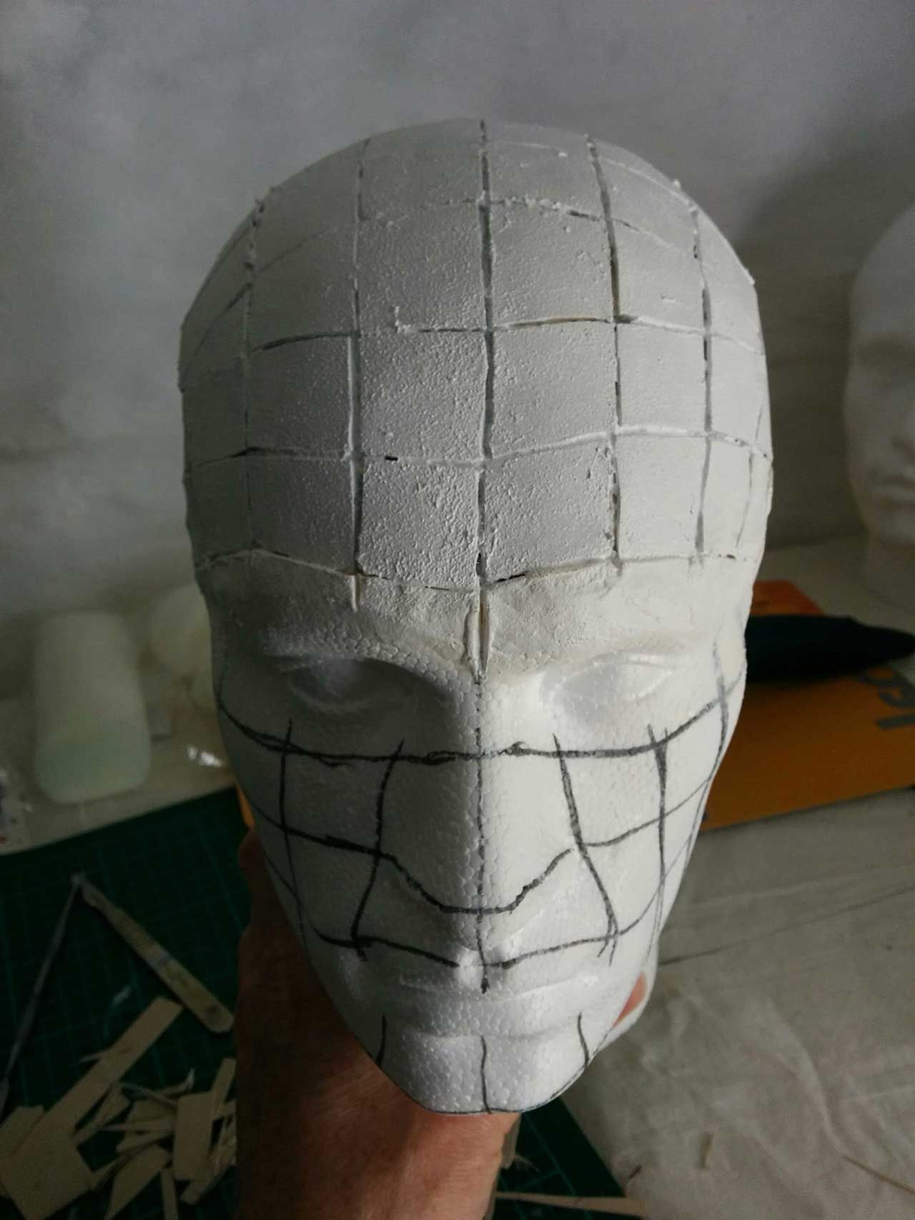 Skin with basic colour and texture applied.