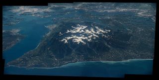 Olympic National Park from ISS