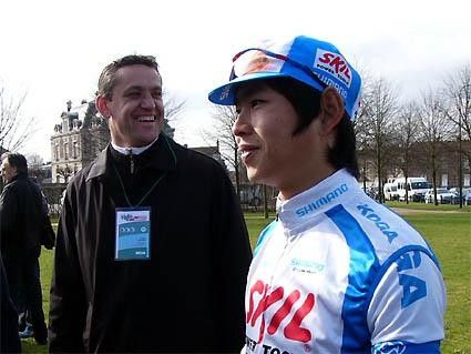 Jacky Durand: 'Is he the first Japanese rider in Paris-Roubaix?'