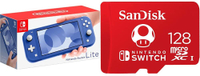 Nintendo Switch Lite w/ 128GB microSD: $235