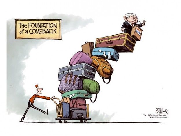 Newt&amp;#039;s baggage for 2012