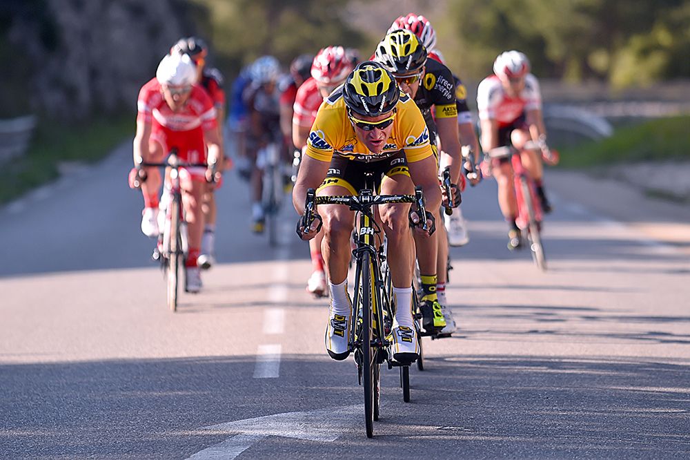 Thomas Voeckler was put under pressure on the final stage