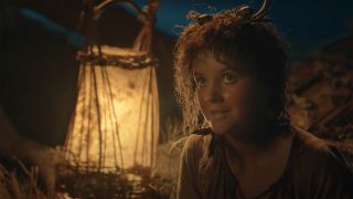 Markella Kavenagh's harfoot in The Lord of the Rings: The Rings of Power trailer