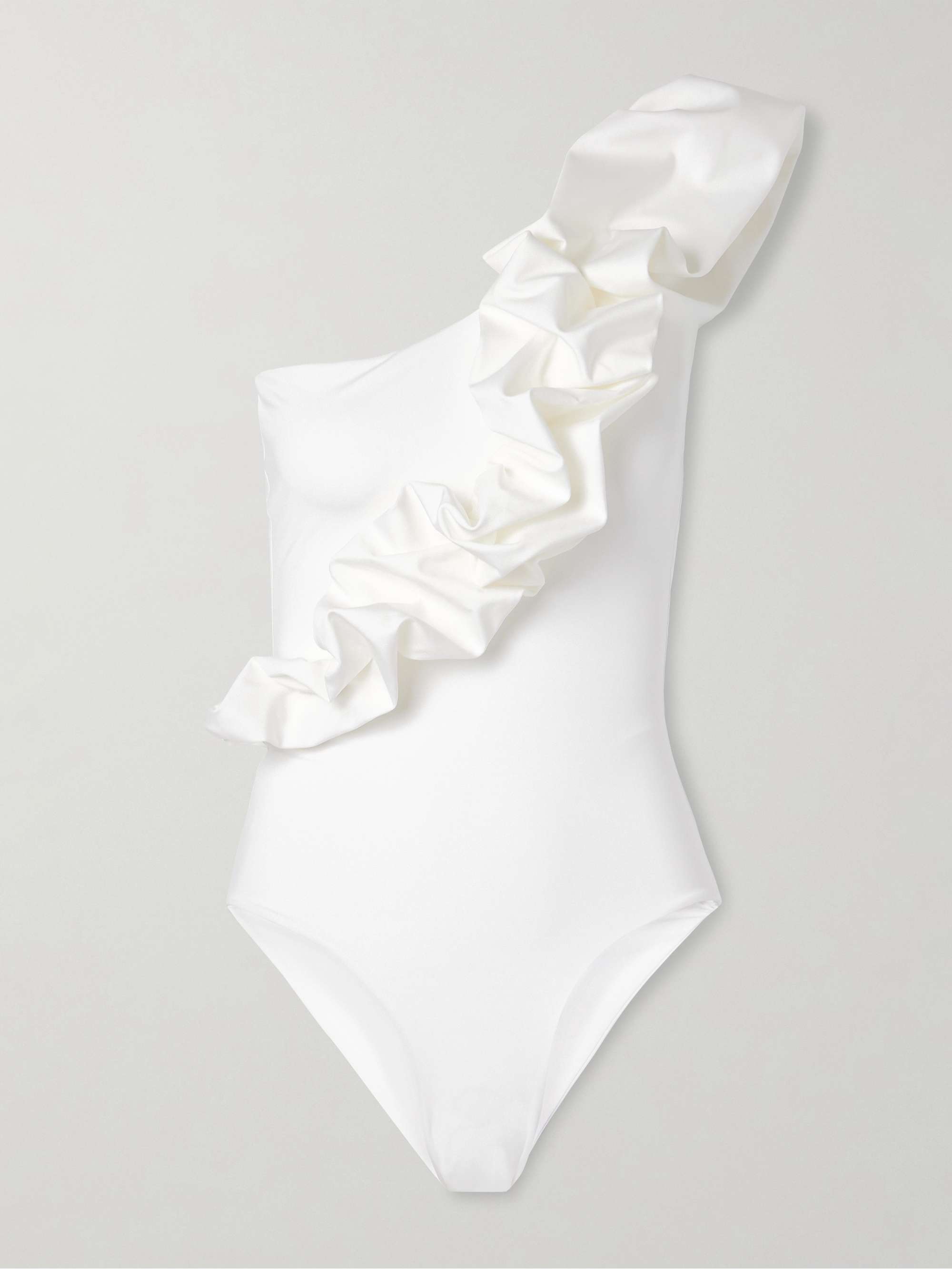 Elena One-Shoulder Ruffled Swimsuit