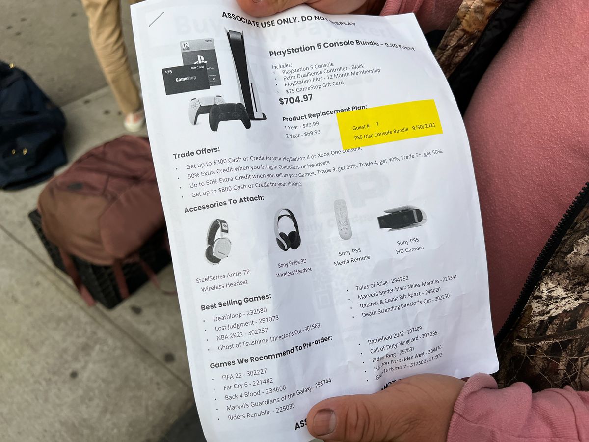 GameStop PS5 restock October 29 instore event all 225 stores and