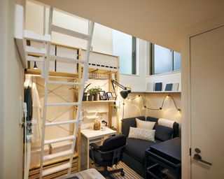 IKEA tiny apartment with furnishings in Japan