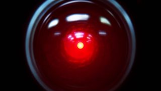 A picture of the HAL 9000 from 2001: A Space Odyssey