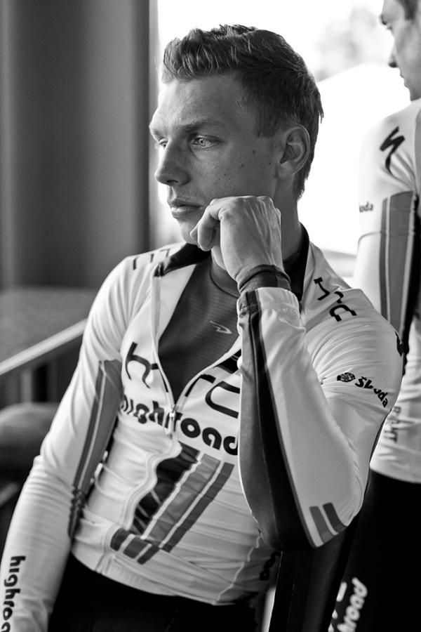 Tony Martin has a quiet moment.