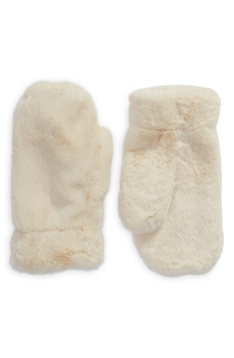 Faux Fur Mittens