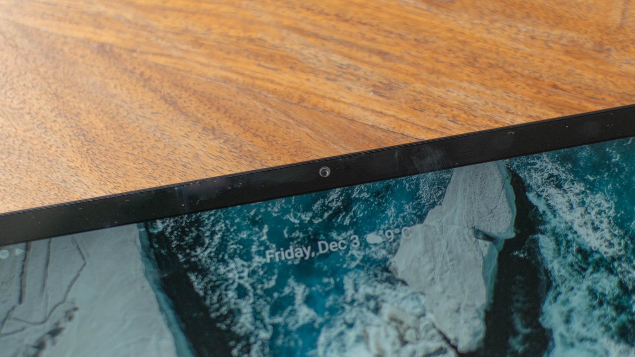 A closeup of the Nokia T20's front camera