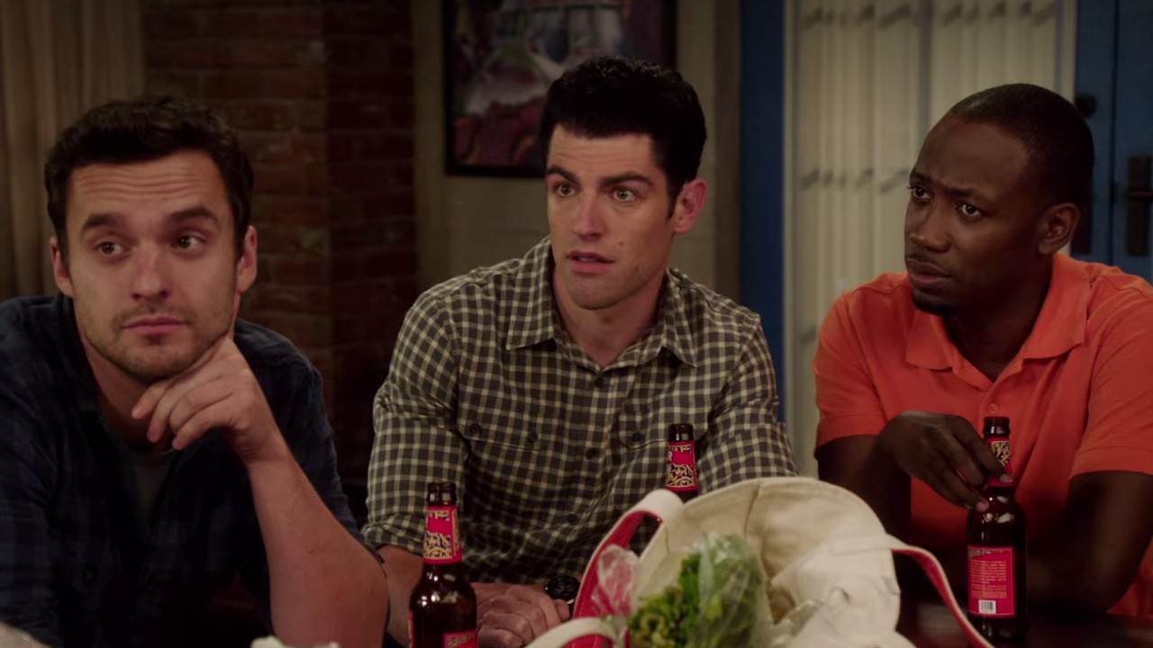 Jake Johnson, Max Greenfield, and Lamorne Morris on New Girl