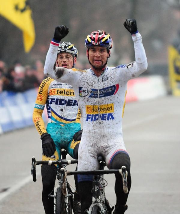 Zdenek Stybar and Telenet - Fidea had a lot to be happy about today.