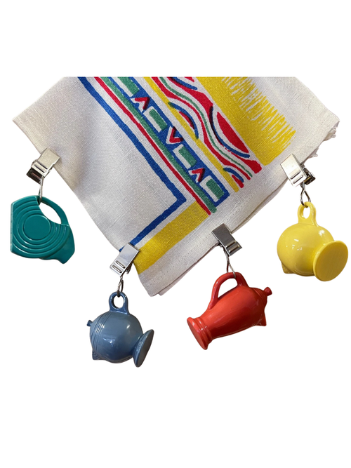 Homer Laughlin Fiesta Tablecloth Weights, Set of 4