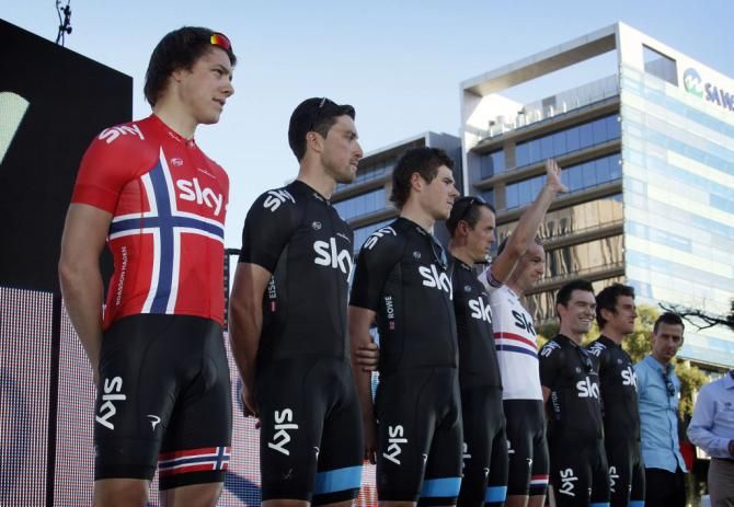 Team Sky at the 2013 Tour Down Under