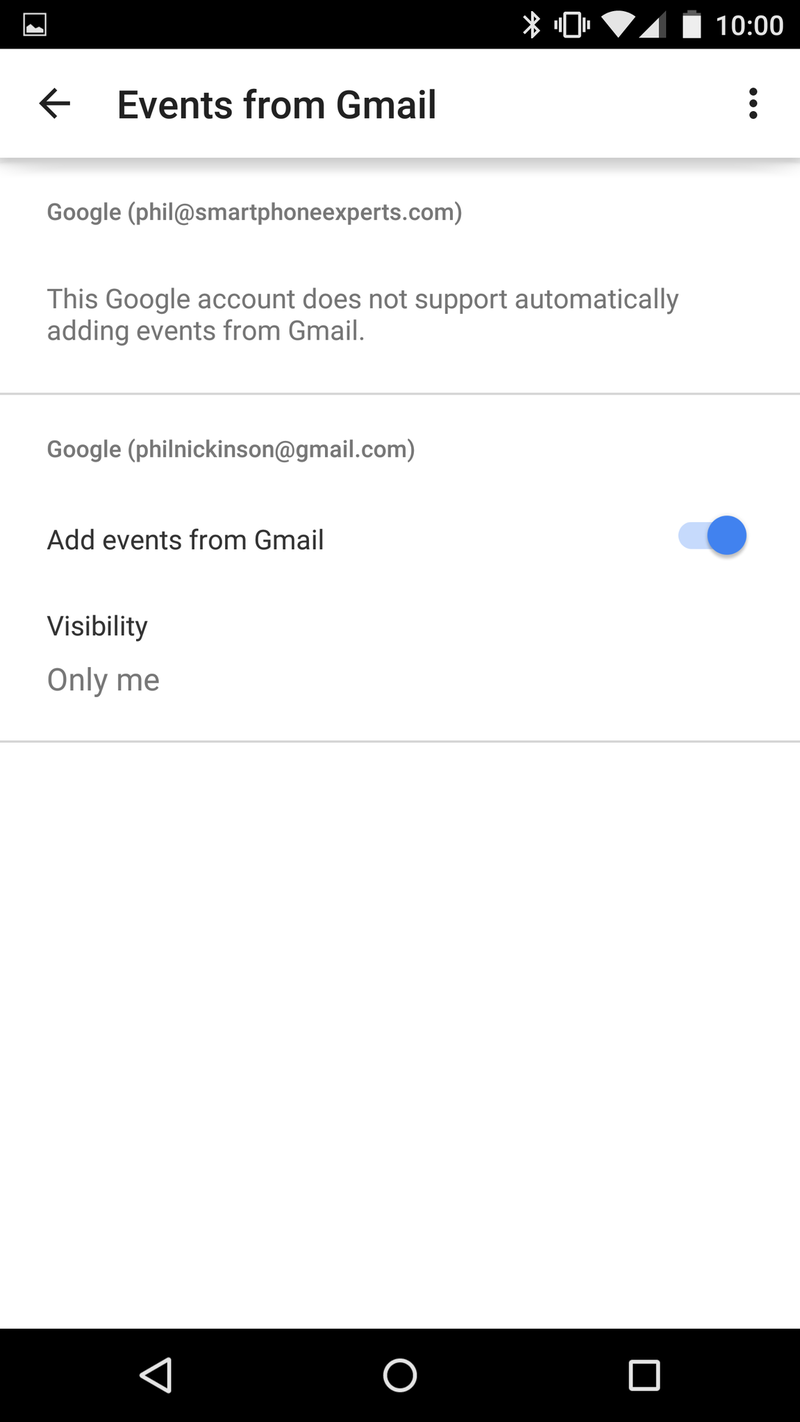 Android 5.0 Lollipop Calendar