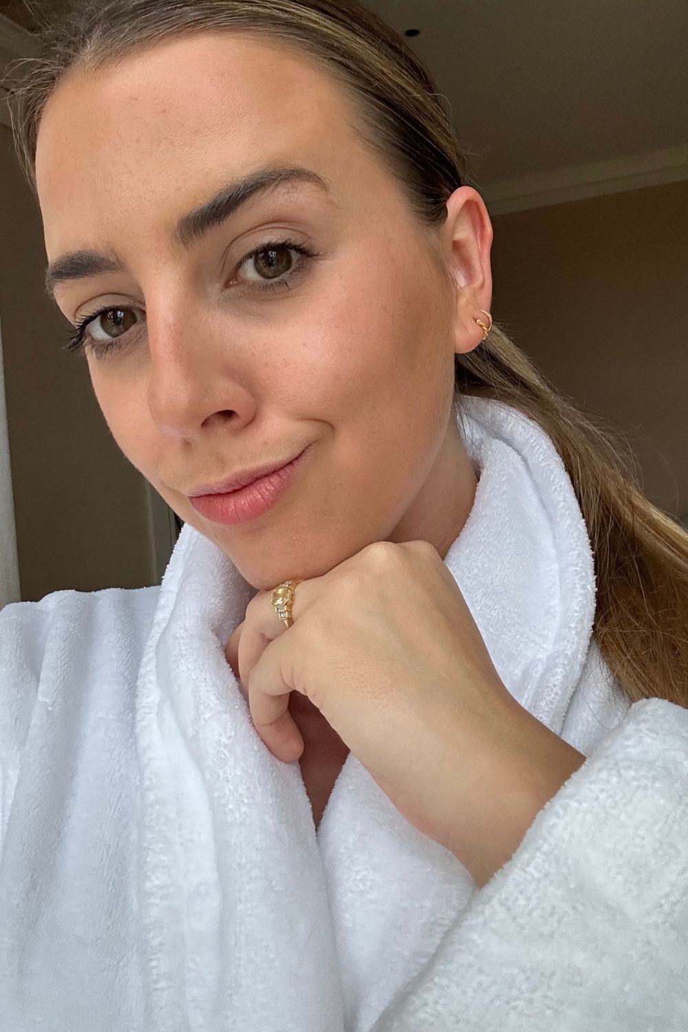 Acting Senior Beauty Editor Shannon Lawlor wearing Nars Light Reflecting Foundation