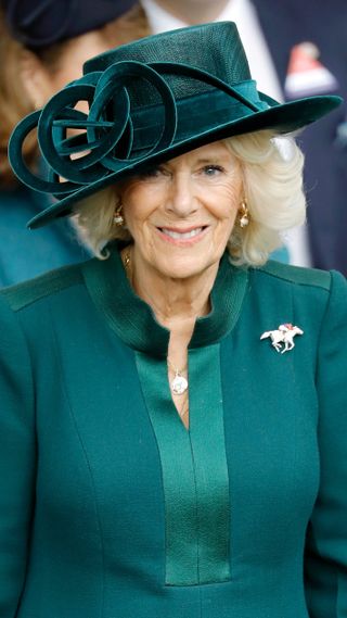Queen Camilla attends QIPCO British Champions Day