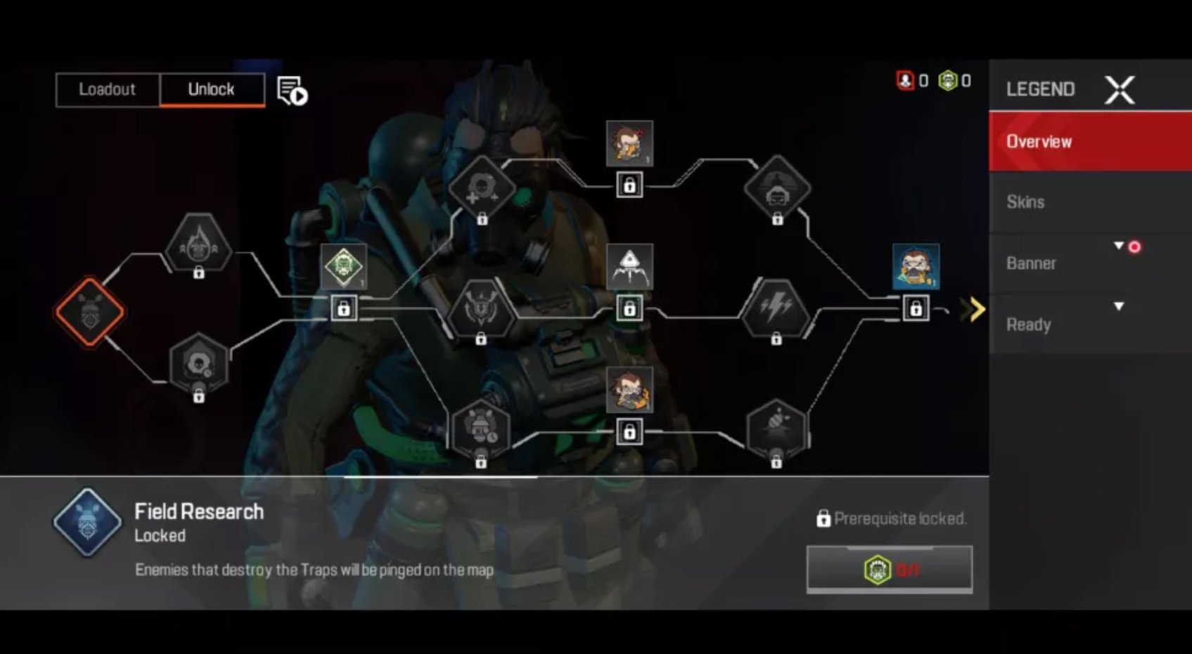 Apex Legends Mobile Perks Skill Tree