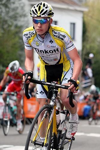 Alexander Gottfried (Tinkoff Credit Systems) tackles the Mur.