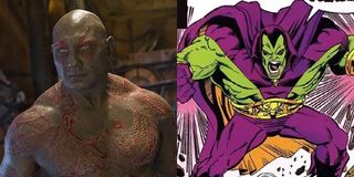 Drax's (Dave Bautista) comparisons to the Hulk make more sense when you look at his original comic b