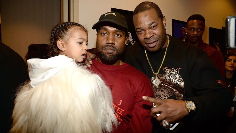 Kanye with North West