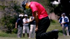 Beware the injured golfer: Tiger Woods on his knees at the 2008 US Open