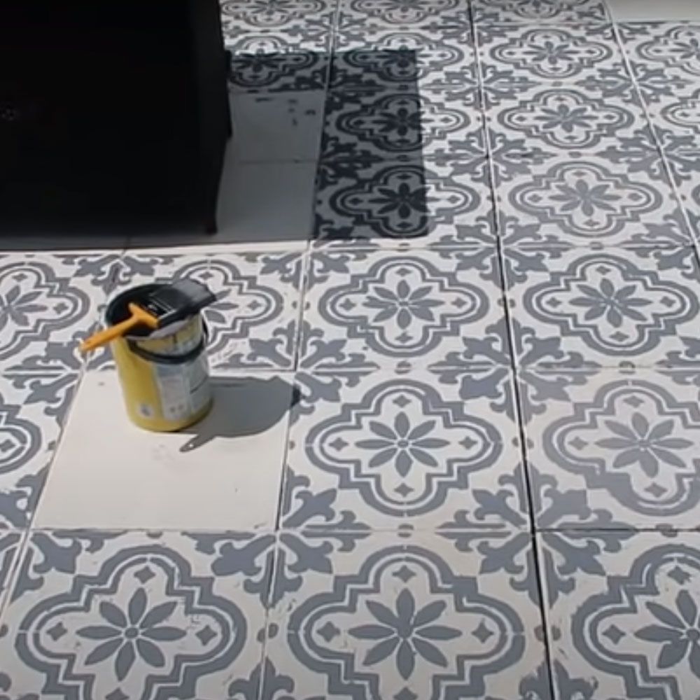 Couple transform decking area using shower curtains and bargain buys