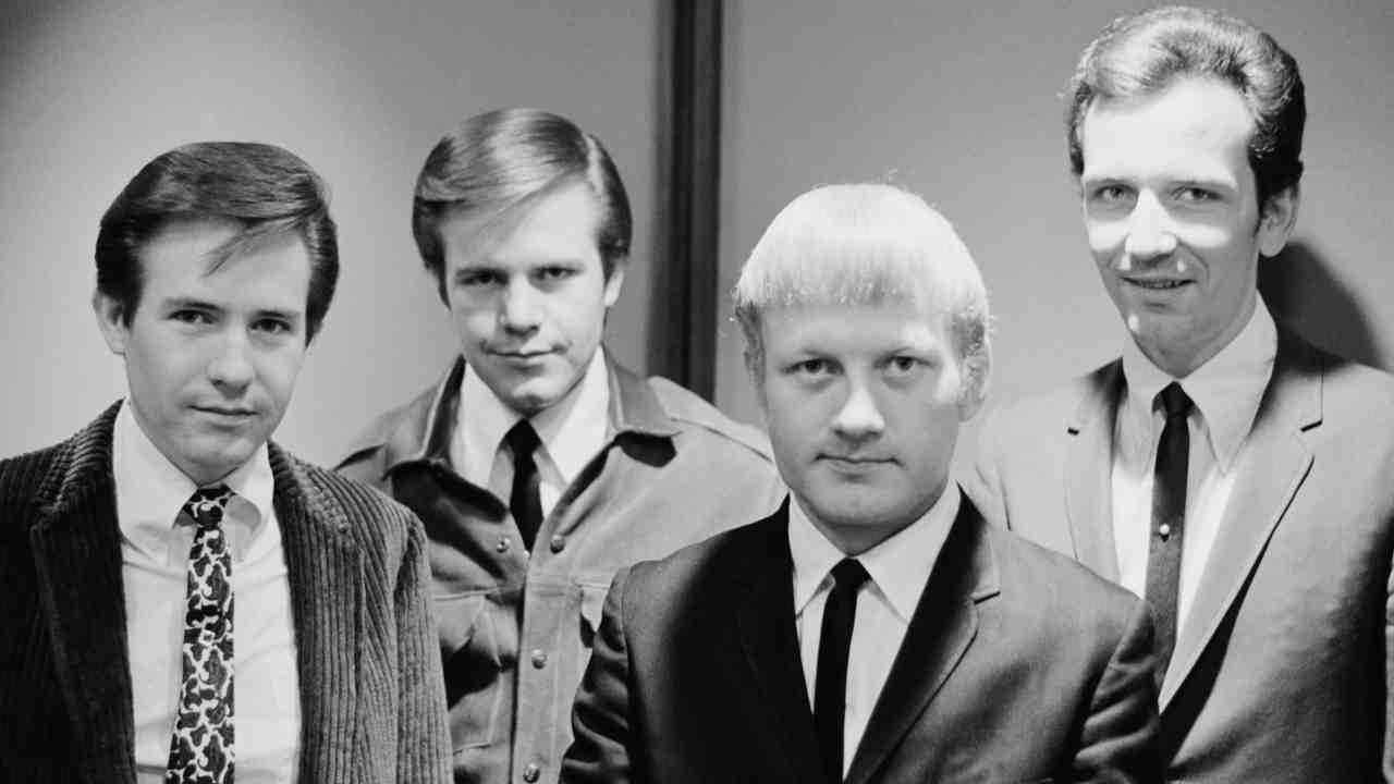 The Bobby Fuller Four posing for a photograph in the 1960s