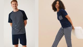 Marks & Spencer Striped Pajamas