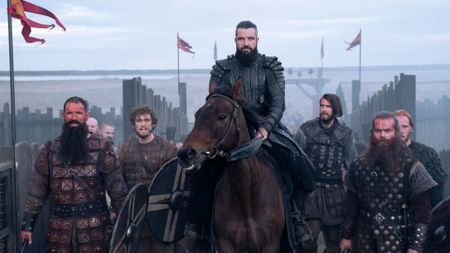 Bradley Freegard as King Canute in Vikings: Valhalla