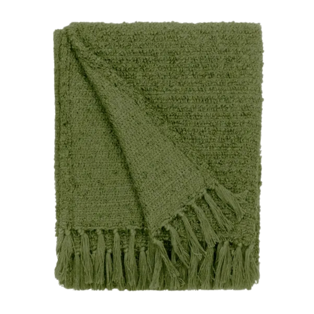 Yard Candar Cosy Woven Tassel Throw 