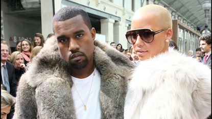 Kanye West & Amber Rose: Fur Coat Couple, Amber Rose, Kanye West