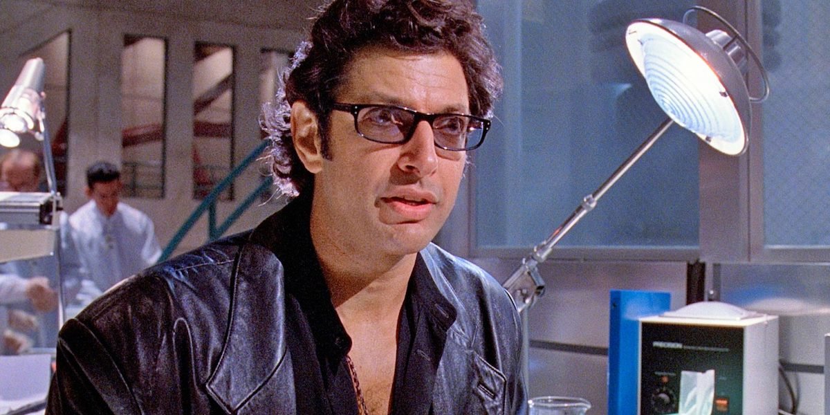 Jeff Goldblum as Dr. Ian Malcolm in Jurassic Park