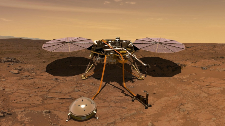 The first-ever mission to study what's under the Martian surface begins ...