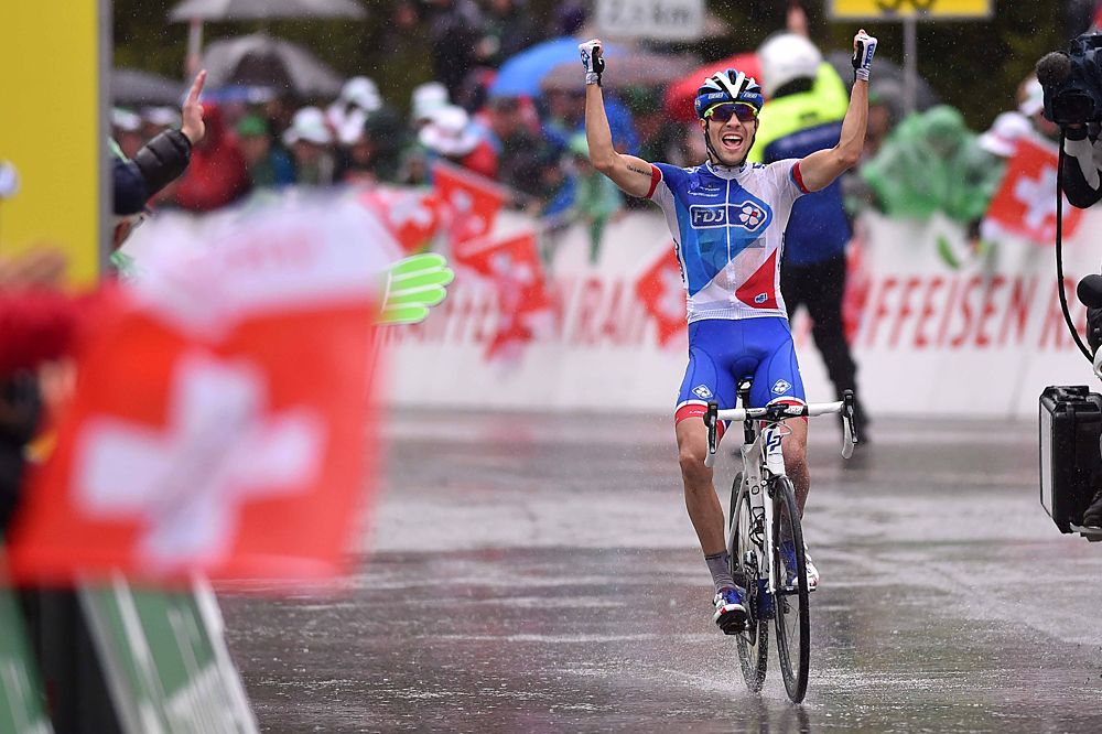 Thibaut Pinot (FDJ) wins stage 5 at Tour de Romandie