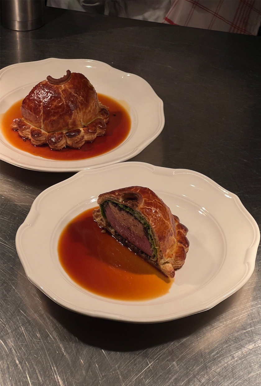 Food at the Experimental Chalet Verbier in the Swiss Alps.