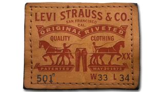 Levi Strauss & Co. two horse logo on leather patch