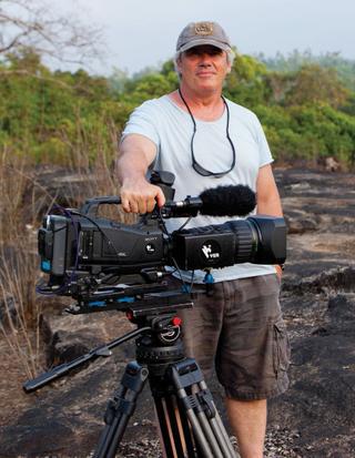 Peter von Puttkamer tests the capabilities of Fujinon’s lenses by  using them in on-location nature shoots. (photo credit: Andy Dittrich)