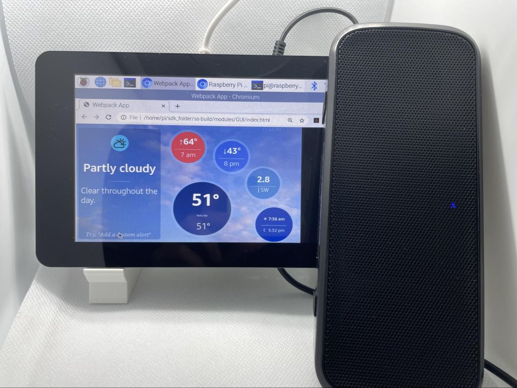 How to Build an Alexa Smart Screen with Raspberry Pi | Tom's Hardware