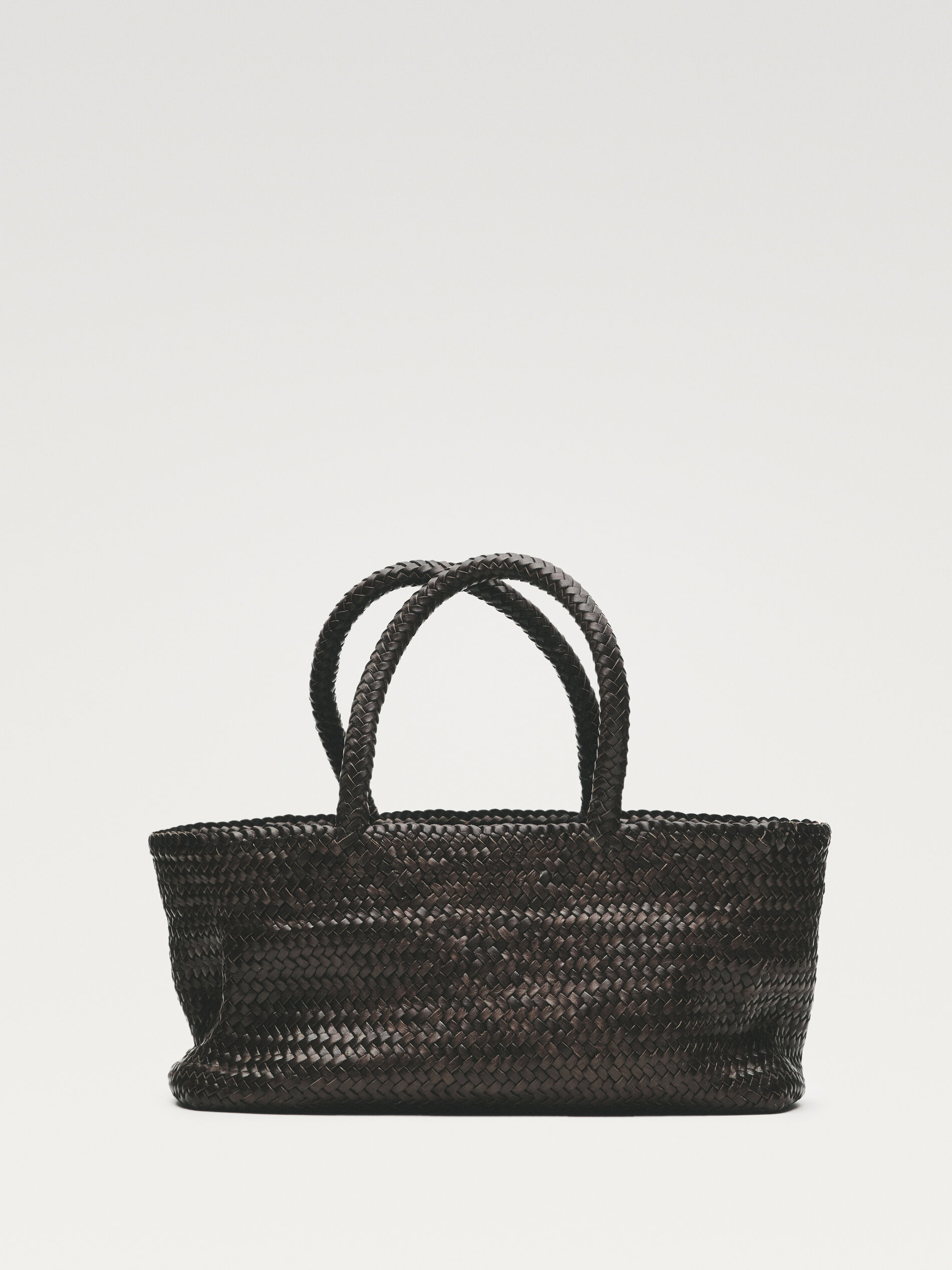 Medium Braided Nappa Leather Tote Bag