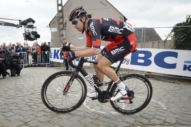 Taylor Phinney (BMC) was one of the last riders of the day's breakaway to be caught