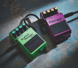 Boss Super Phaser and Flanger pedals