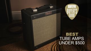 Fender Pro Junior tube amp with a guitar cable